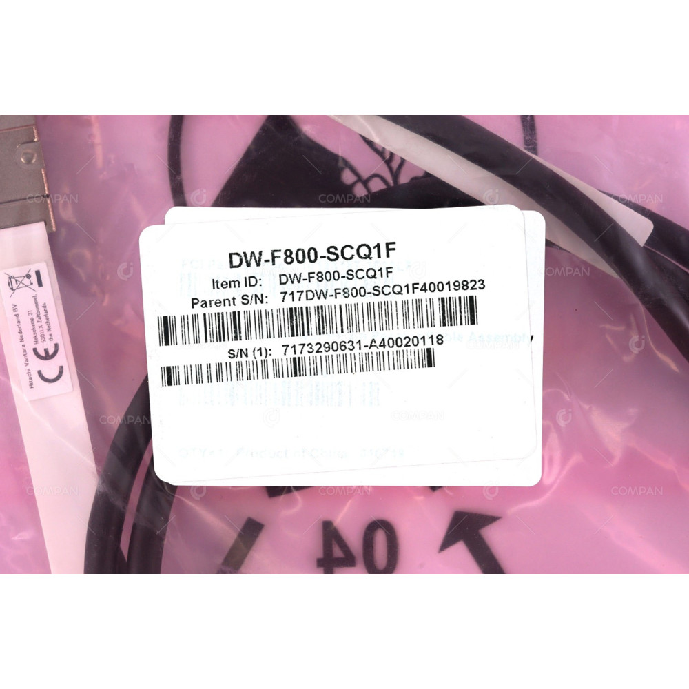 3290631-A NEW HITACHI SCQ1F QSFP+ TO QSFP+ 30AWG SAS CABLE 1.5M NEW FOR VSP GX00 DW-F800-SCQ1F, SCQ1F